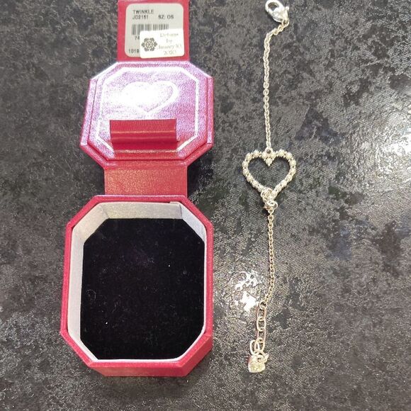 Brighton Silver Heart Bracelet - Picture 1 of 6